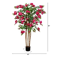 5ft. Artificial Deluxe Bougainvillea Tree
