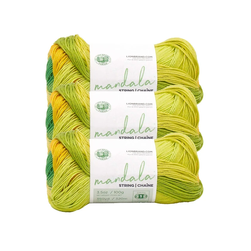 3 Pack Lion Brand® Mandala® String Yarn