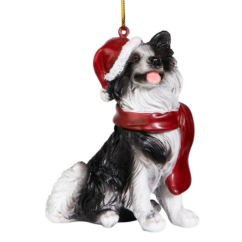 Design Toscano 3.5" Border Collie Ornament Sculpture