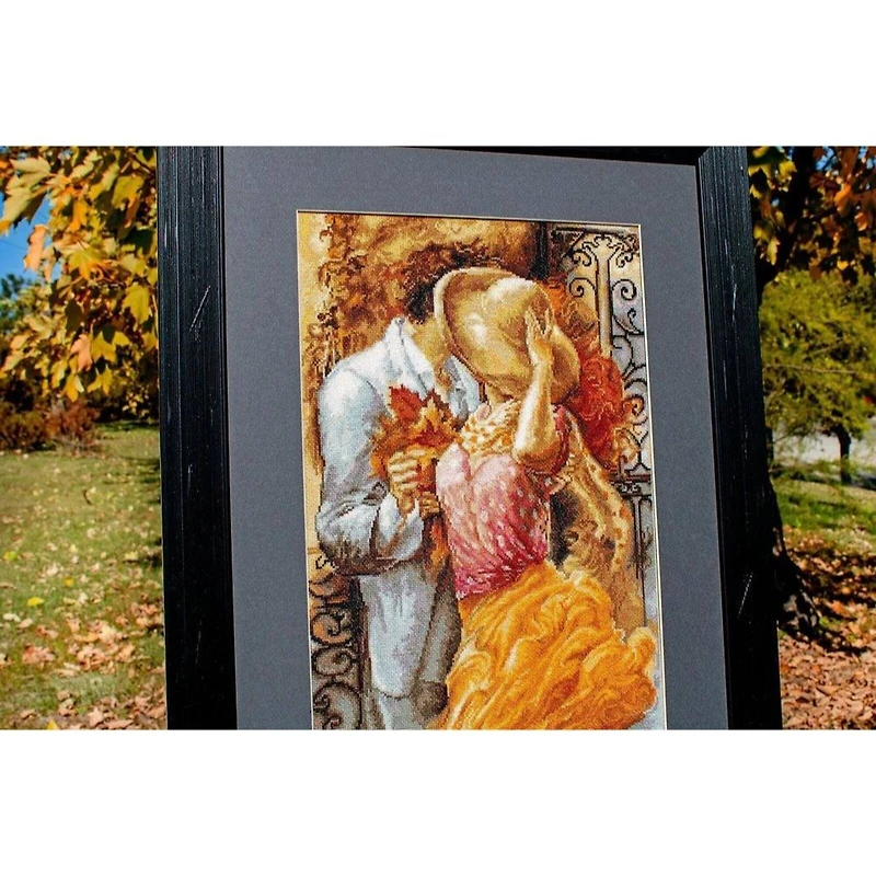 Luca-s Autumn Leaves Counted Cross-Stitch Kit