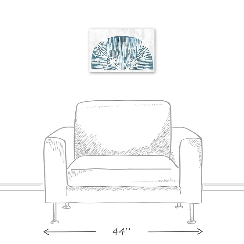 Abstract Shell Shape Canvas Wall Art