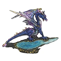 Design Toscano 6.5" Geode Guardian Gothic Dragon Statue