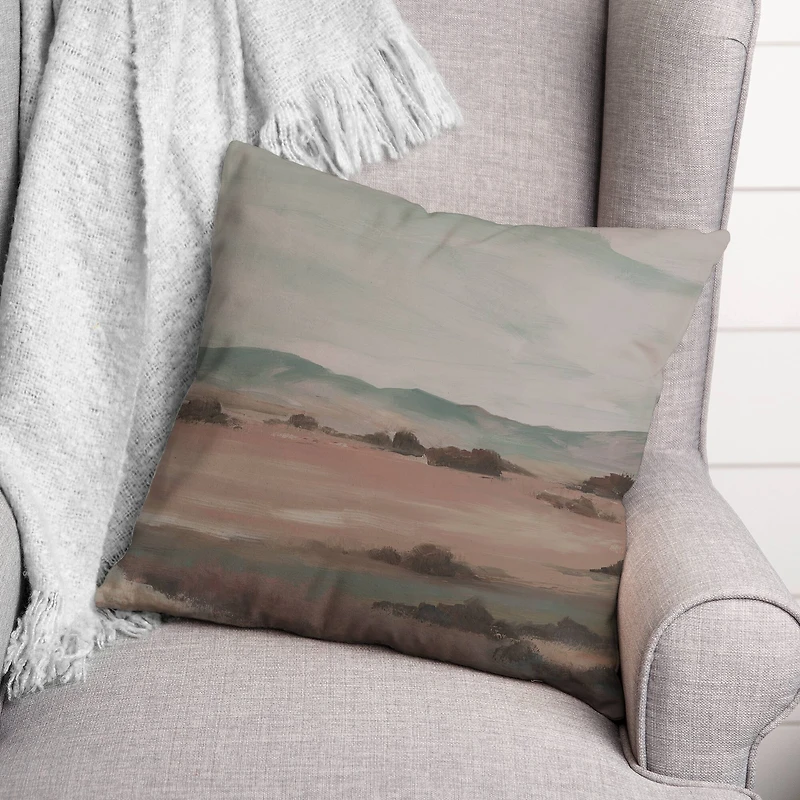 Grass Plains Throw Pillow