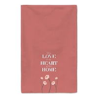 Love Heart Home 16" x 25" Tea Towel Set of 2