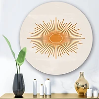 Designart - Orange Sun Print II