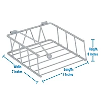 Laura Ashley White Speckled Napkin Holder
