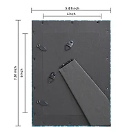 4" x 6" Teal Fern Fabric Tabletop Frame by Ashland®