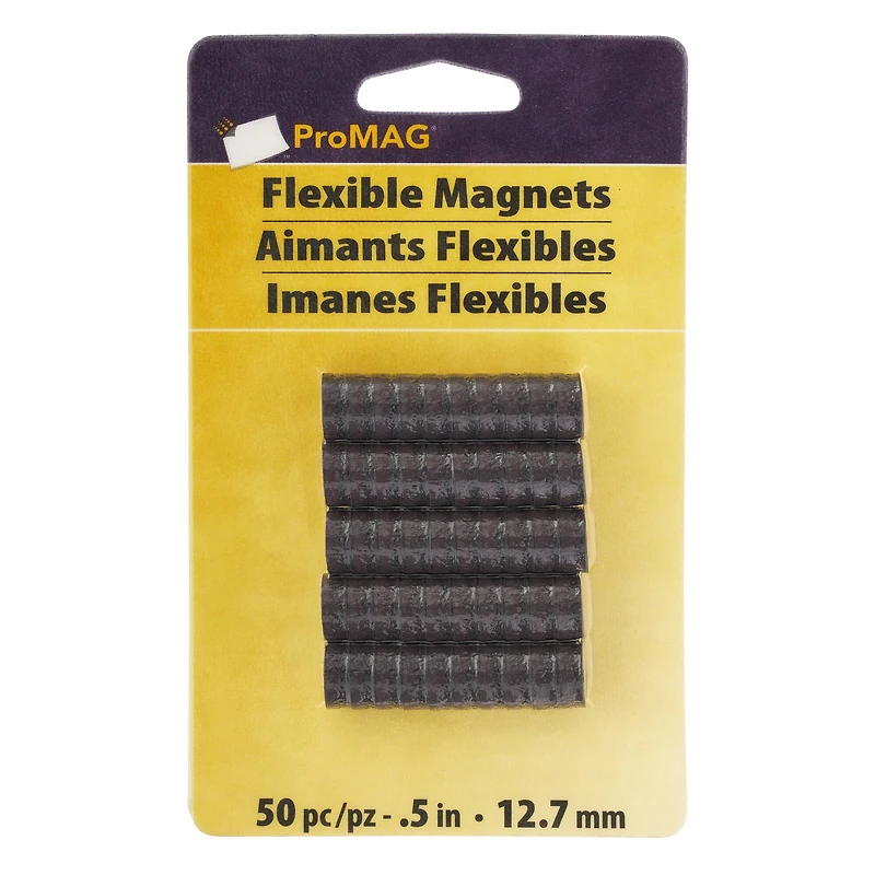 12 Packs: 50 ct. (600 total) ProMAG® Button Magnets