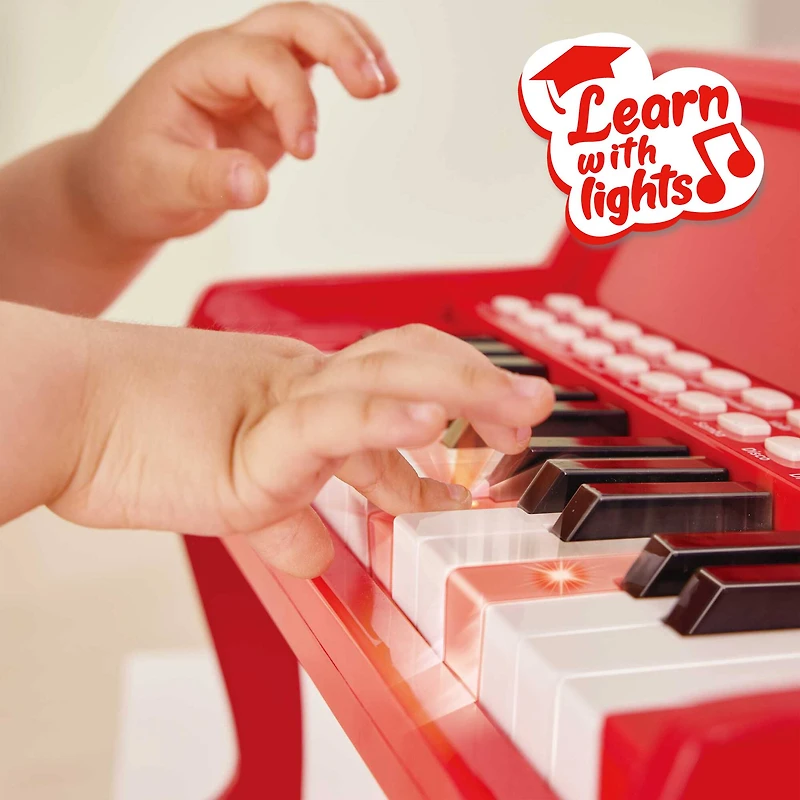 Hape Learn With Lights Red Electronic Piano