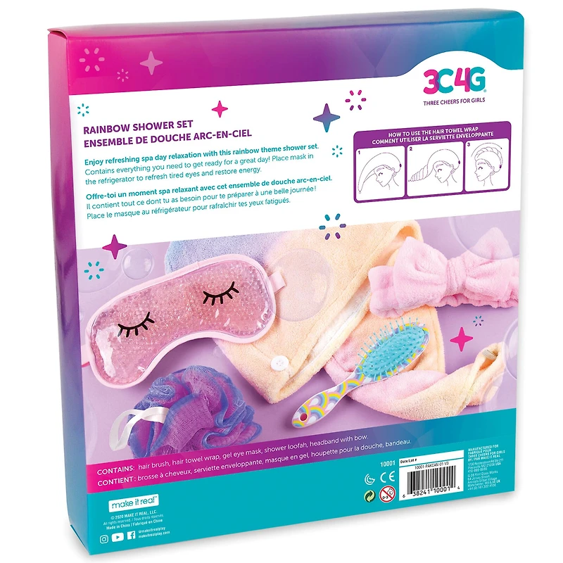 Make It Real™ 3C4G Rainbow Shower Set