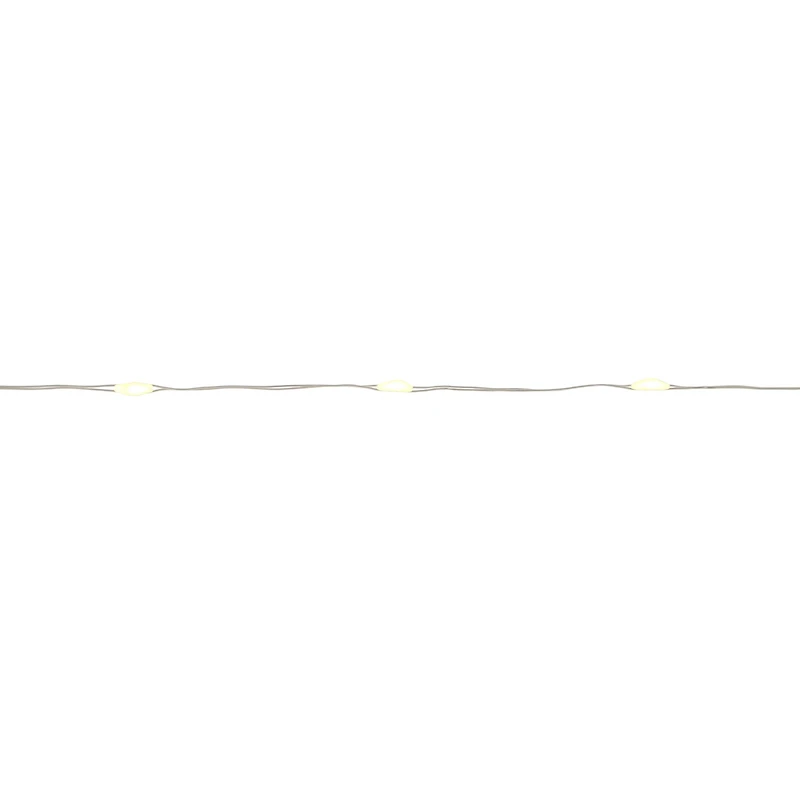 18ct. Warm White LED String Lights with Silver Wire by Ashland®