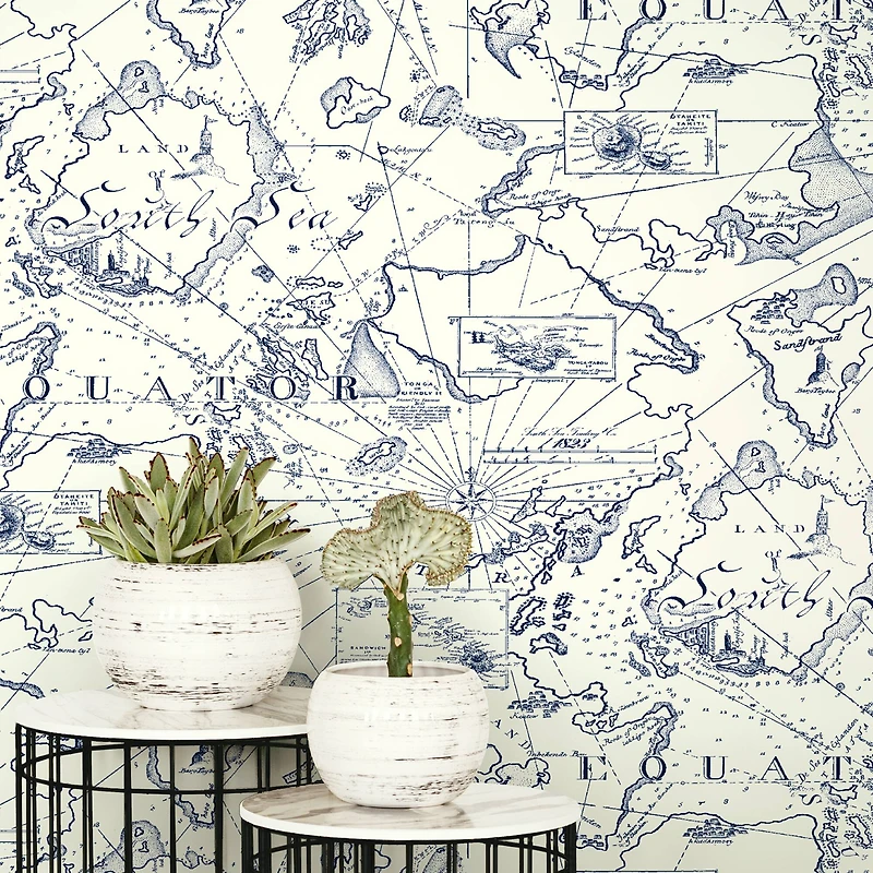 Tommy Bahama® Charted Course Peel & Stick Wallpaper