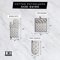 DII® Solid Chambray Oven Mitts