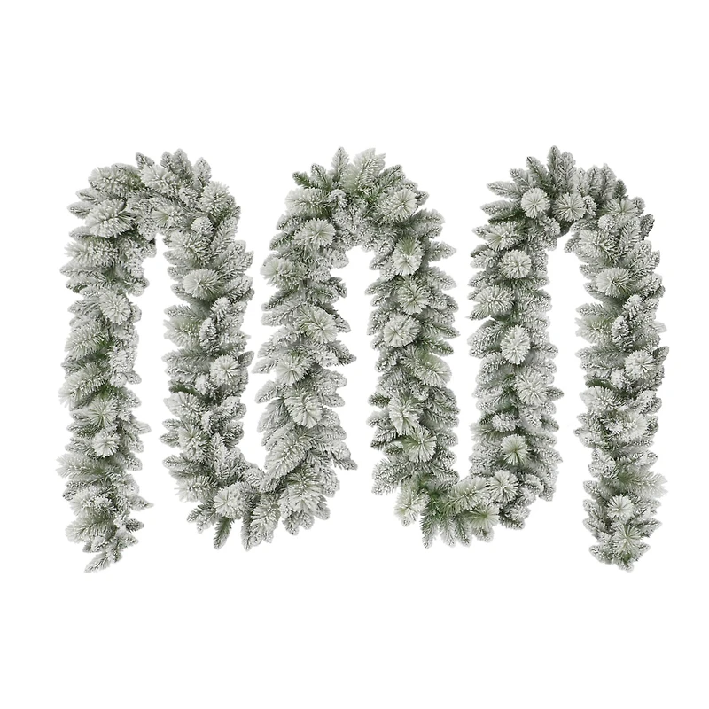 20ft. Flocked Spruce Garland