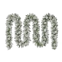 20ft. Flocked Spruce Garland