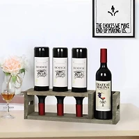 Olive Green Countertop Wine Rack
