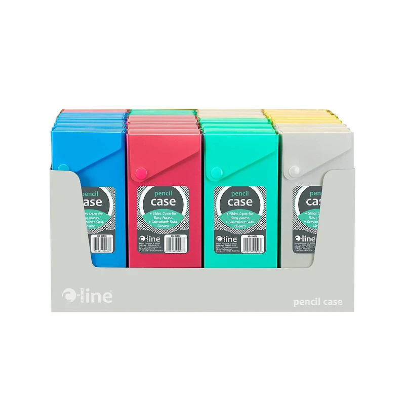 Slider Pencil Case, Pack of 24