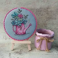 MP Studia Beautiful Flowers Cross Stitch Kit