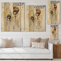 Designart - Mouse Sitting On Poppies