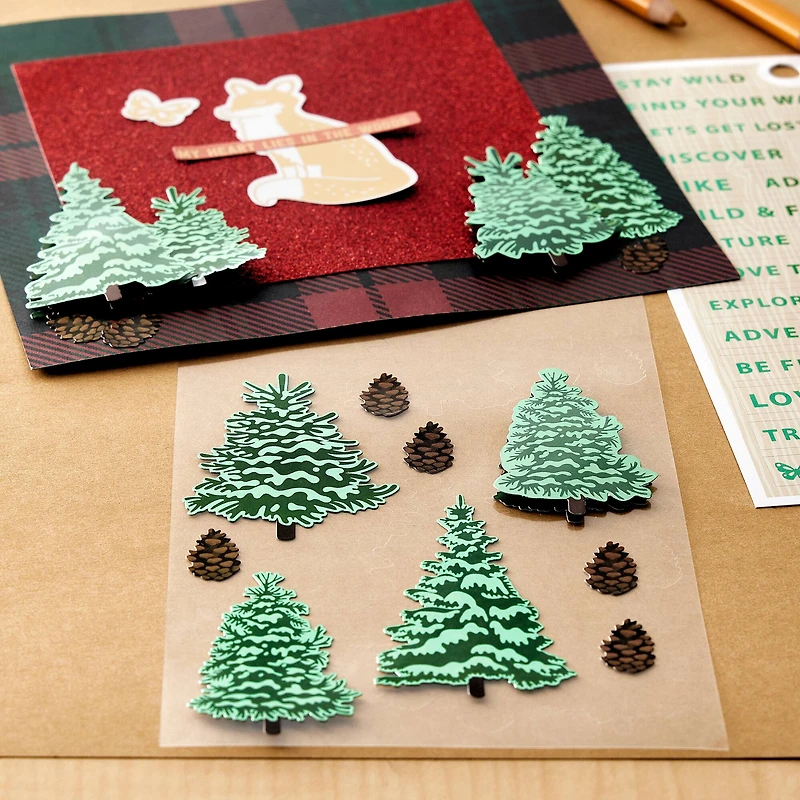 Pinecone & Tree Stickers by Recollections™