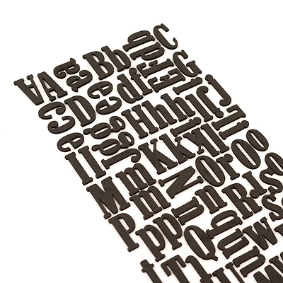 Black Foam Alphabet Stickers by Recollections™