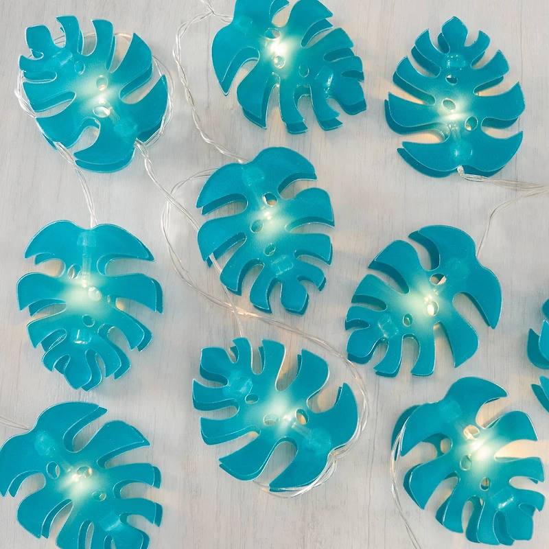 10ct. Monstera Leaf Icon Warm White LED String Lights by Ashland®