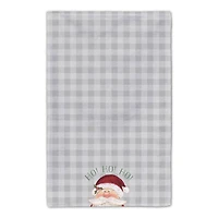 Ho Ho Ho Santa Check Tea Towel Set