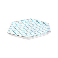 7.5" Grid Hexagon Paper Plates by Celebrate It