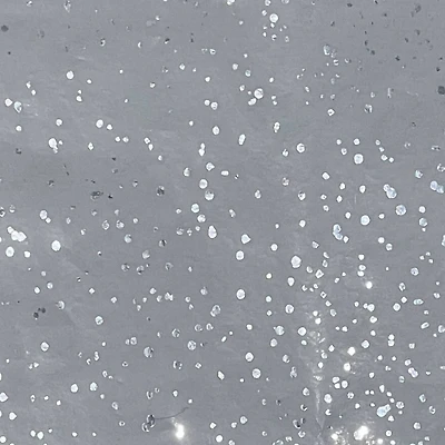 White & Silver Foil Dots Premium Gift Wrap by Celebrate It™