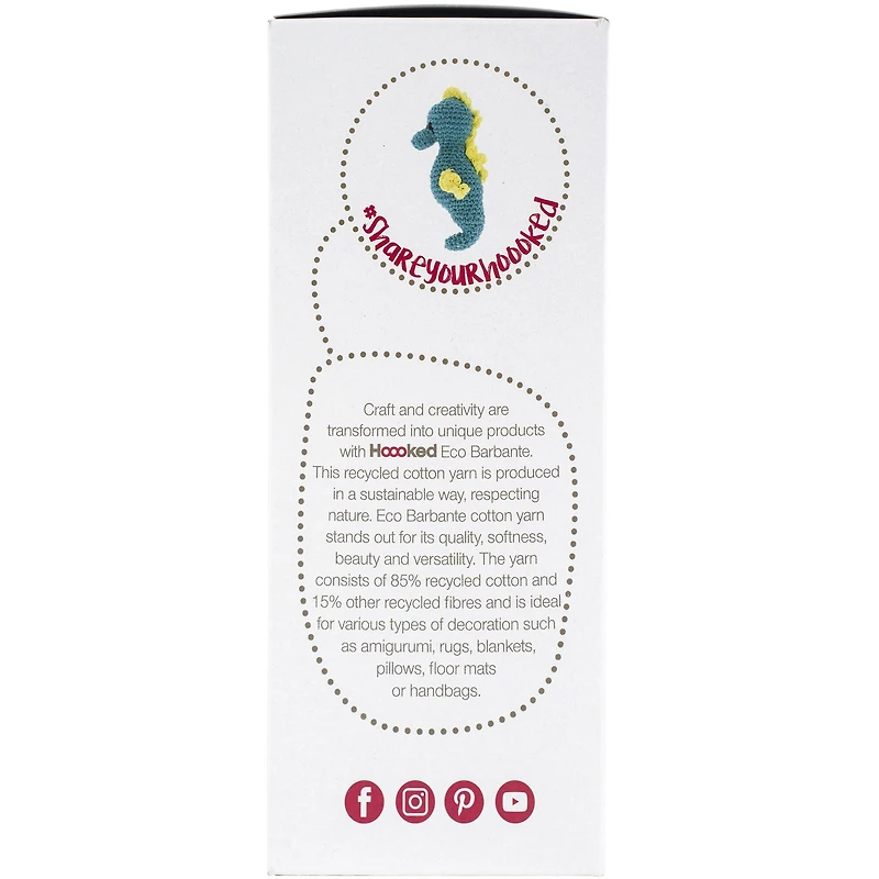 Hoooked Bubbles the Seahorse DIY Crochet Kit