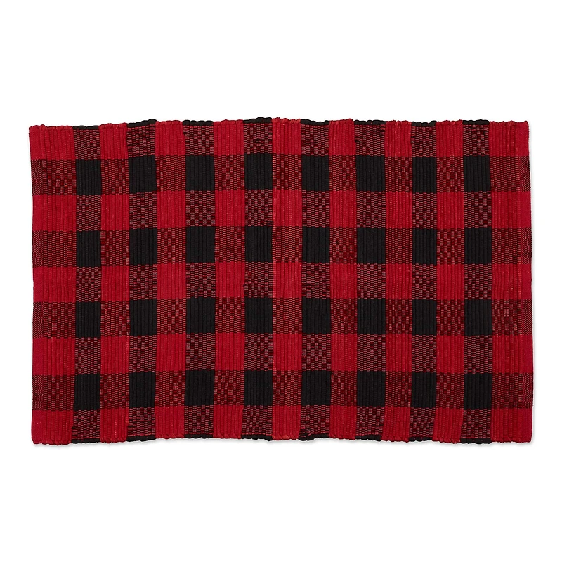 DII® Buffalo Check Rag Rug