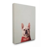 Stupell Industries French Bulldog in French Roast T-Shirt Wall Accent