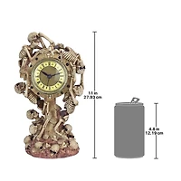 Design Toscano Skeleton Crew Sculptural Mantel Clock