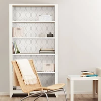 NuWallpaper Circulate Light Silver Peel & Stick Wallpaper