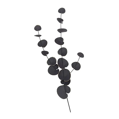 36" Black Metal Contemporary Wall Décor