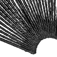 American Art Decor Twin Eclipses 2-Piece Black Paper Rope Wall Art - 30.25" x 30.25"