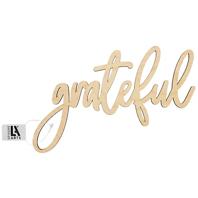 Leisure Arts® 12" Grateful Wood Word