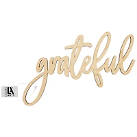 Leisure Arts® 12" Grateful Wood Word