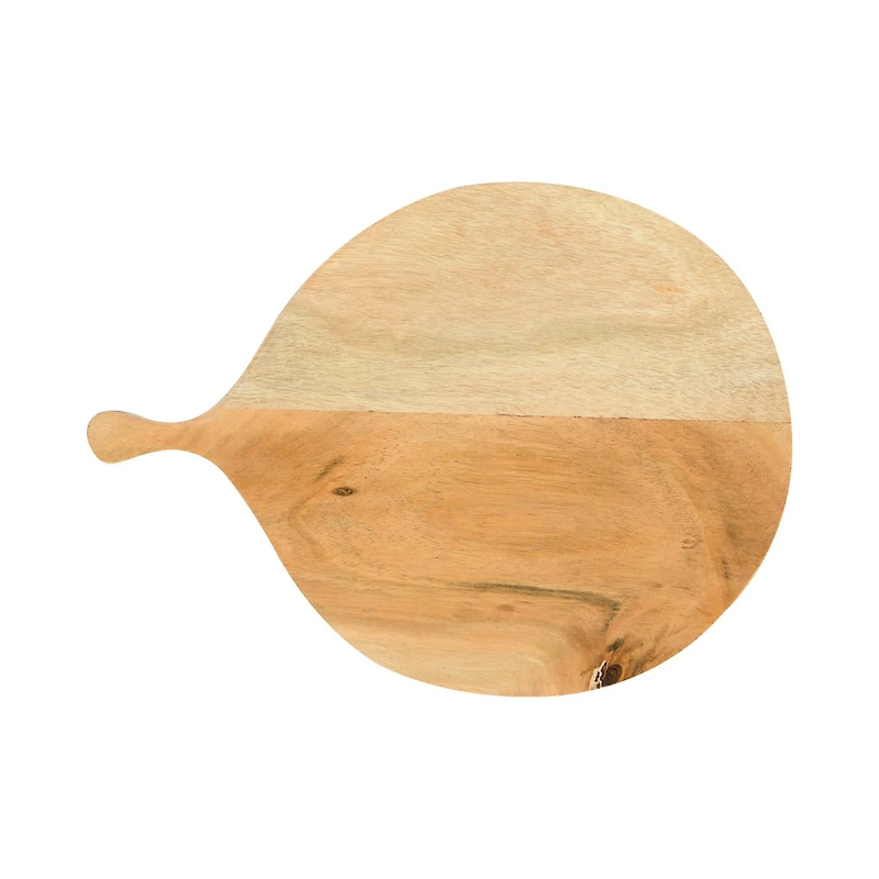 Hello Honey® 13.75" Round Acacia Wood Cheese/Cutting Board with Handle