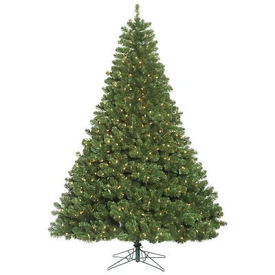 6.5ft. Pre-Lit Oregon Fir Artificial Christmas Tree, Clear Dura-Lit® Lights
