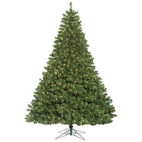 6.5ft. Pre-Lit Oregon Fir Artificial Christmas Tree, Clear Dura-Lit® Lights