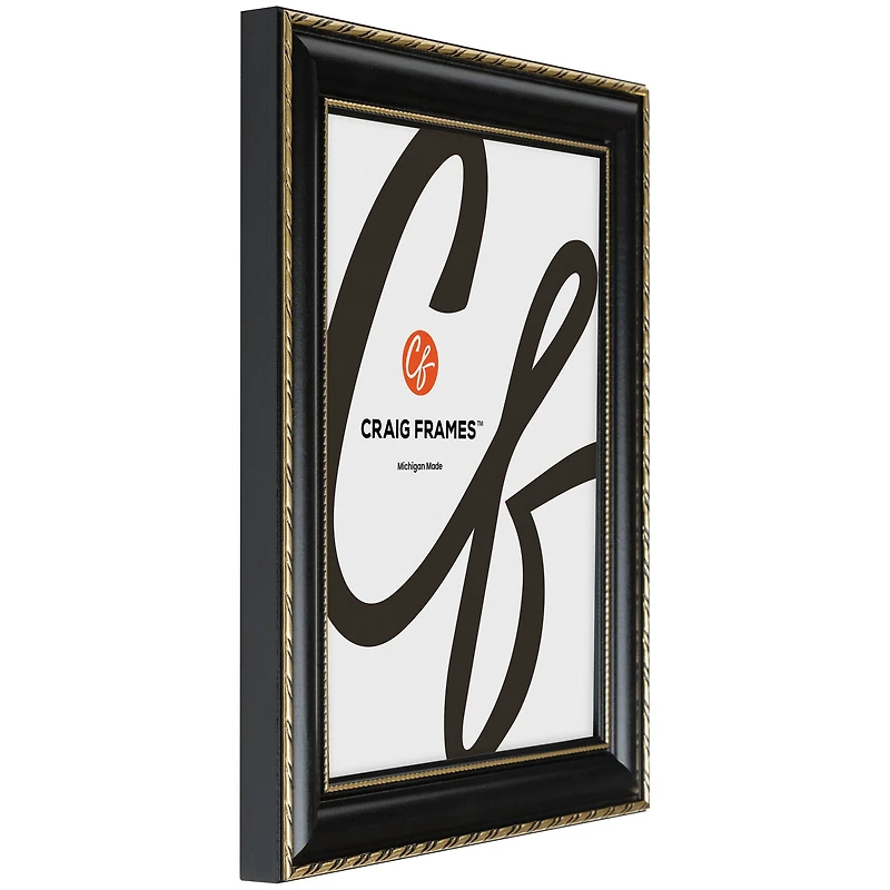 Craig Frames Victoria Black & Gold Picture Frame