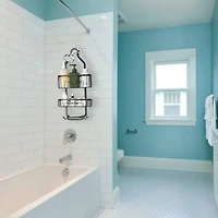 NEX™ 24.8" Black Over the Shower Caddy