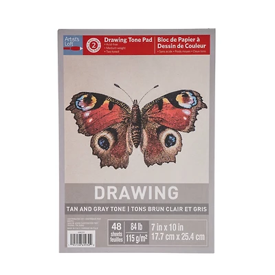 15 Pack: Tan & Gray Tone Drawing Pad by Artist's Loft™
