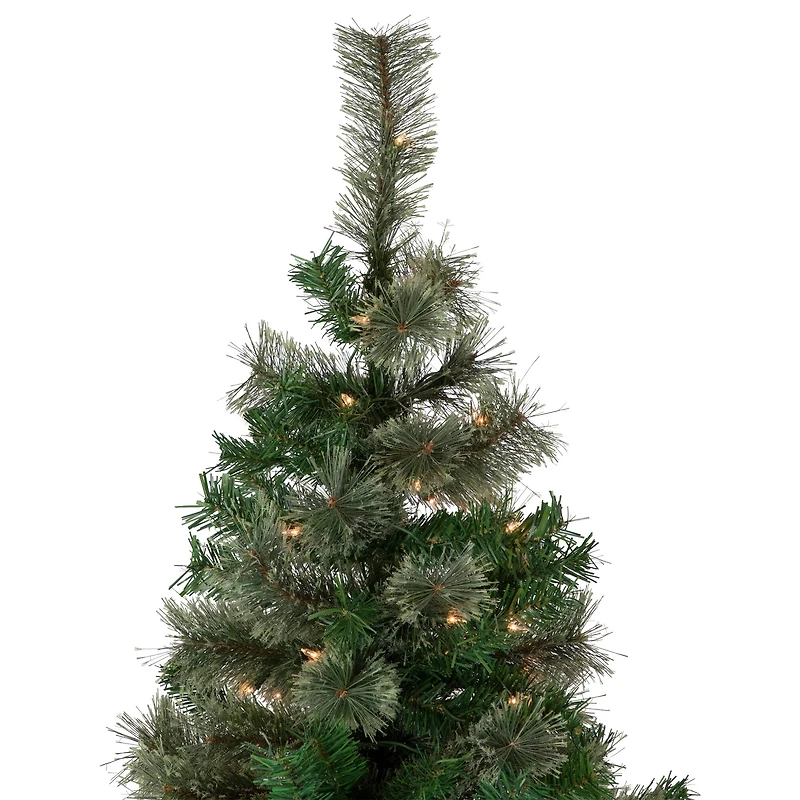 6.5ft. Pre-Lit Oregon Cashmere Pine Artificial Christmas Tree, Clear Lights