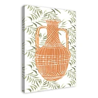 Patterned Pottery 24" x 36" Canvas Wall Art