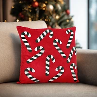 16" Candy Cane Throw Pillow by Ashland®