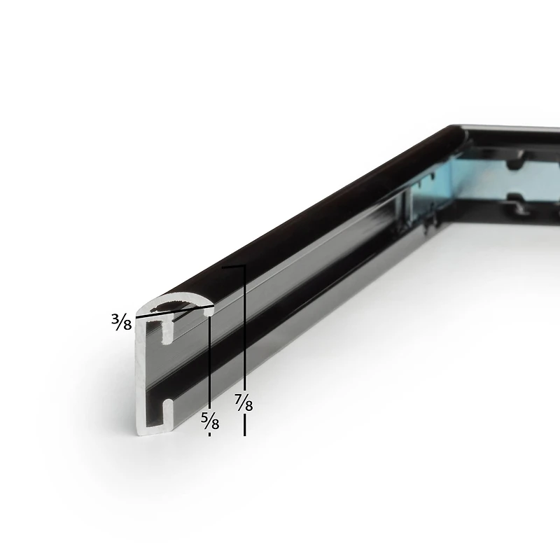 Frame USA Metal I Black Single Image Picture Frame