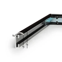 Frame USA Metal I Black Single Image Picture Frame