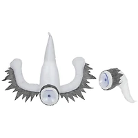 12" Ghoulish Ghost 3D Halloween Window Decoration